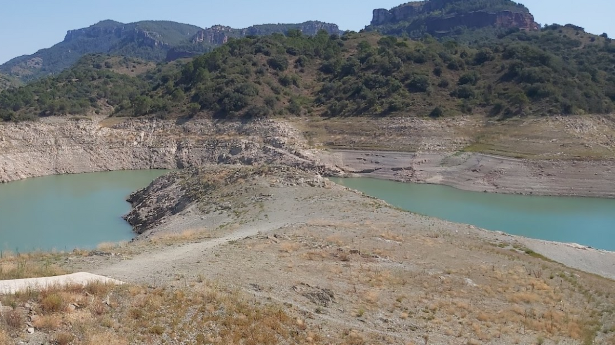 Sequía en Cataluña: Los embalses de las cuencas internas bajan al 40% de su capacidad