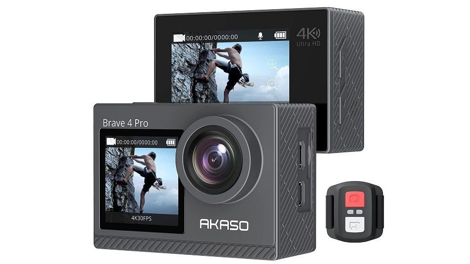 1 AKASO cámara 4k dual