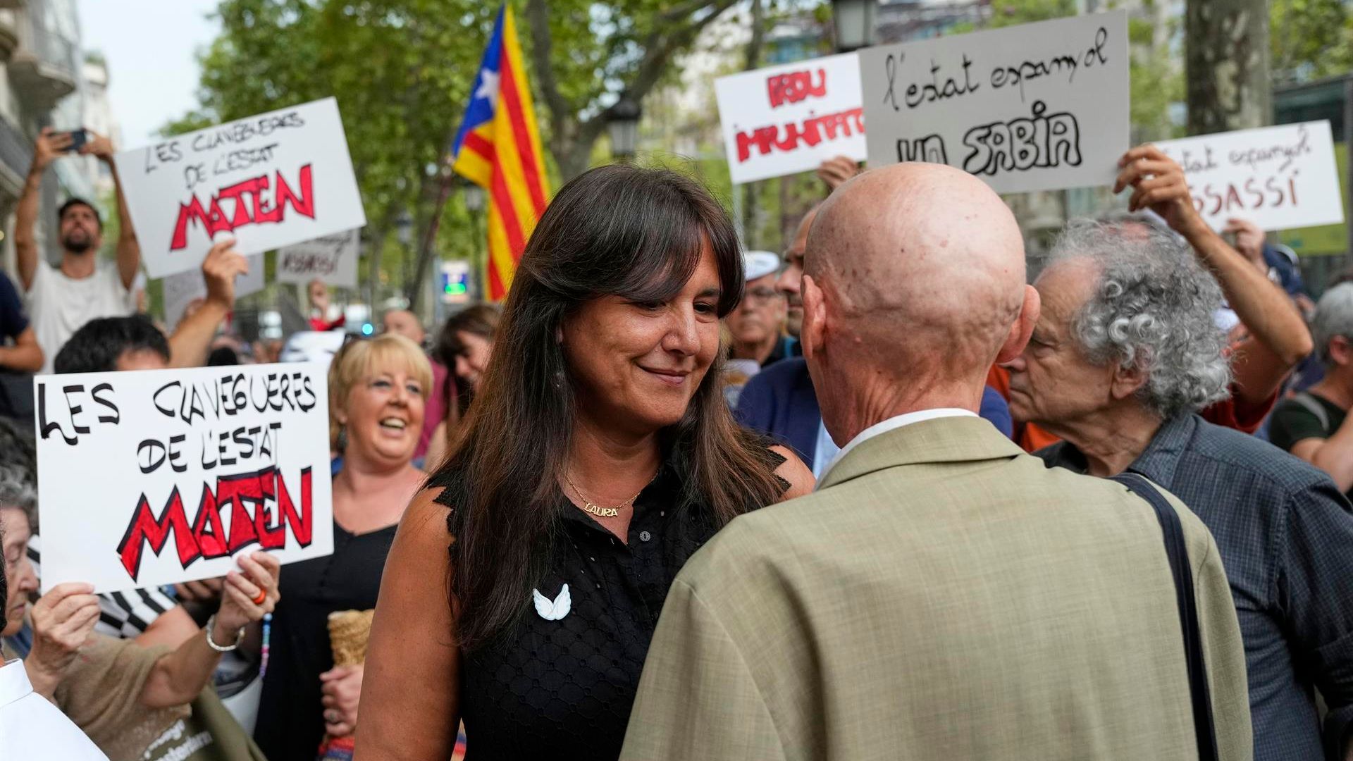 El homenaje a las víctimas de los atentados de Las Ramblas, en Barcelona, boicoteado por los independentistas