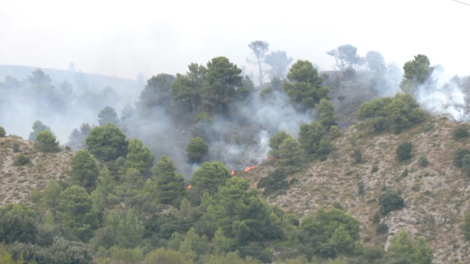 El incendio de Alicante avanza sin control