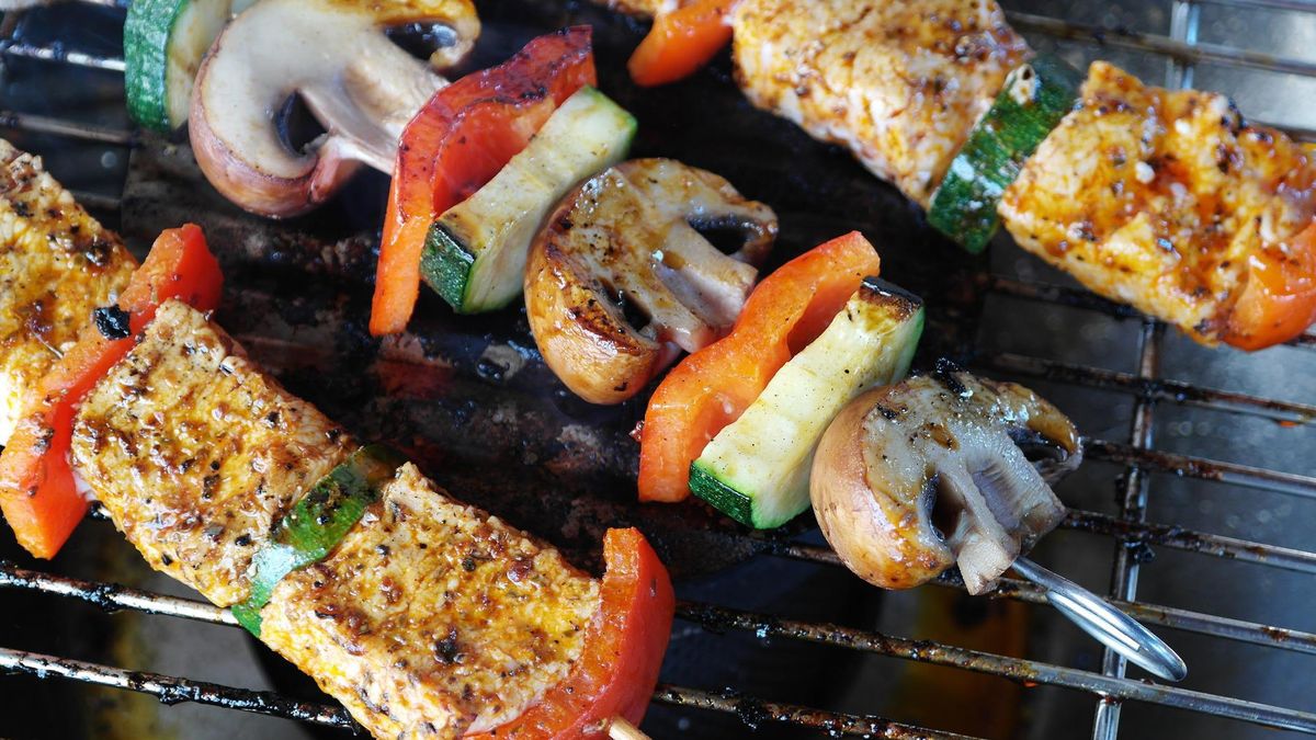 Barbacoa brochetas Barbacoa brochetas