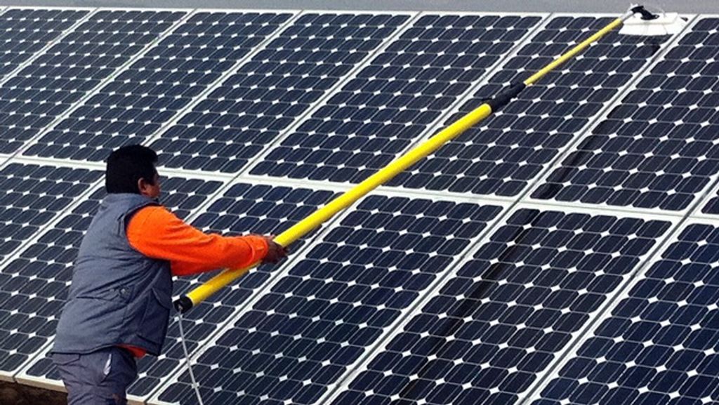 Cómo limpiar las placas solares