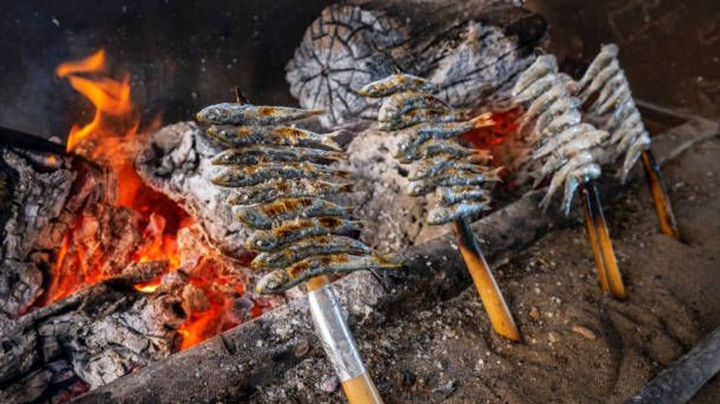 Espetos de sardinas.