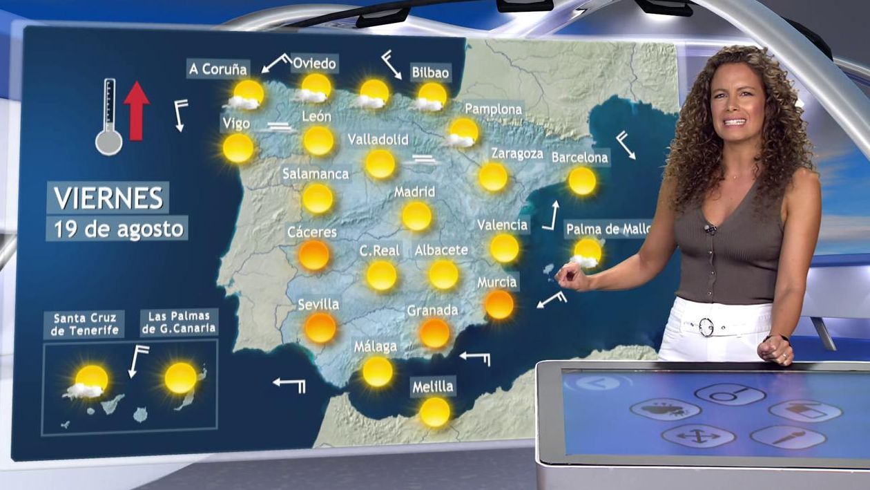 Las temperaturas se dispararán hasta 10 grados el viernes en España