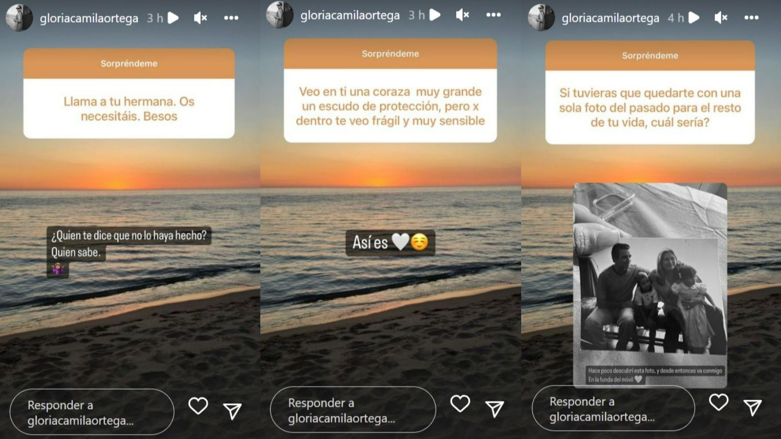 Gloria Camila responde a sus seguidores