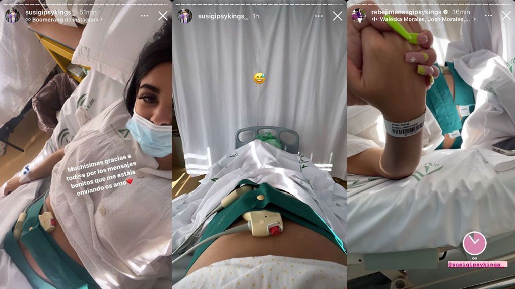 Así han sido las horas previas de Susi Jiménez antes de dar a luz