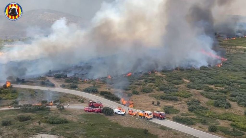 El incendio de Bejís, en horas "críticas": se prevén vientos "erráticos", un aumento de la temperatura y un descenso de la humedad