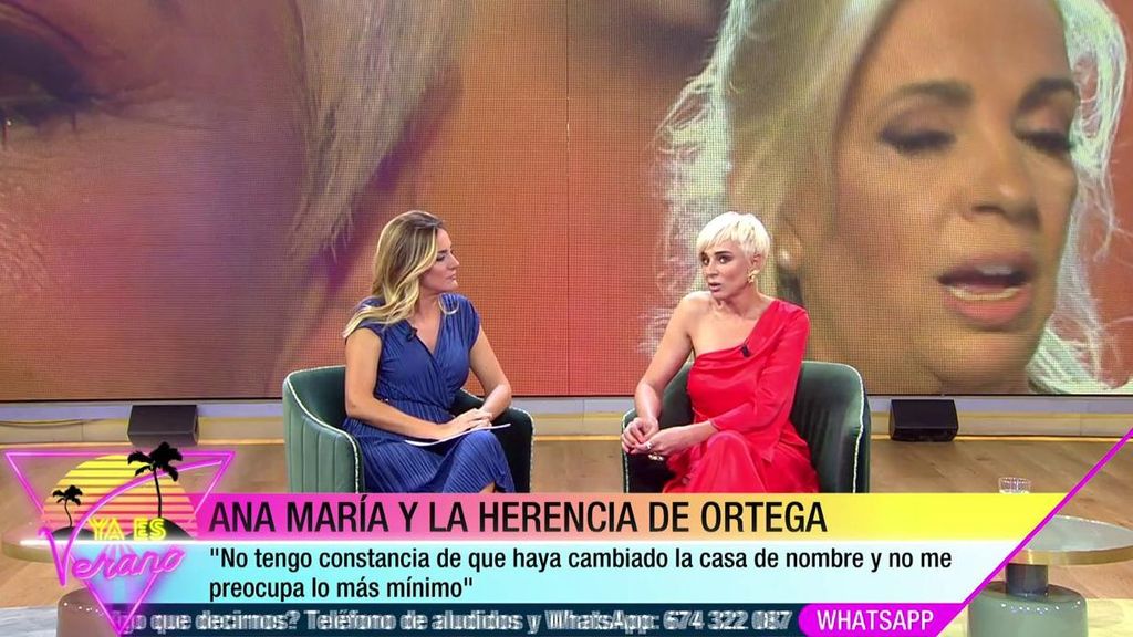 Ana María se pronuncia sobre la herencia de Ortega Cano
