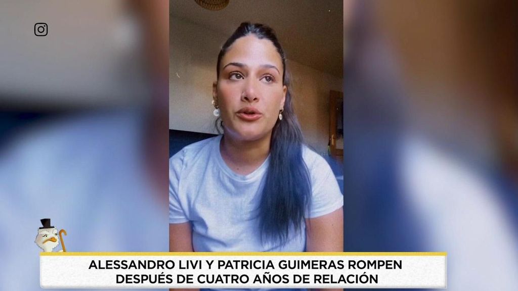 Patricia Guimeras confirma la ruptura en redes sociales