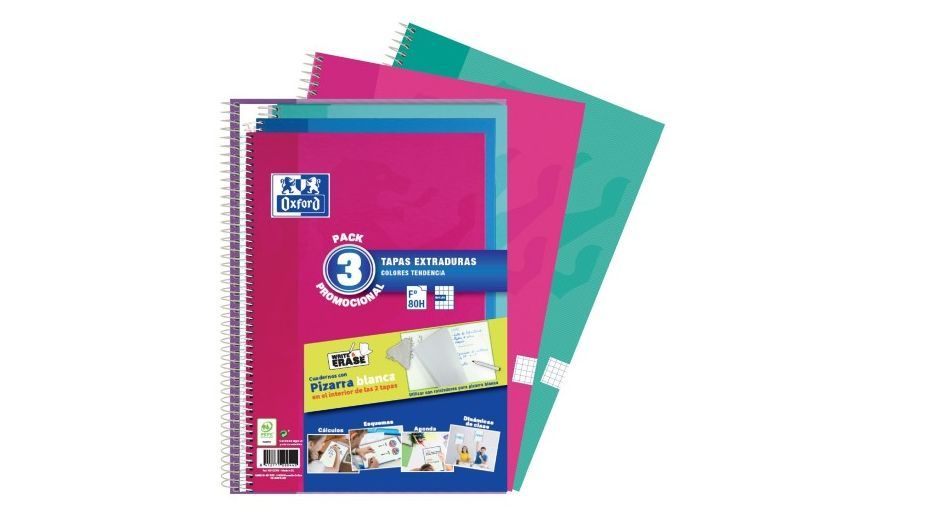 3 Cuadernos Oxford