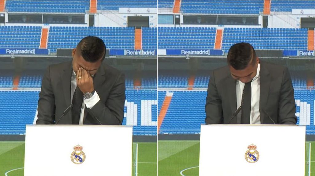 Casemiro, roto y casi sin poder hablar se despide del Madrid