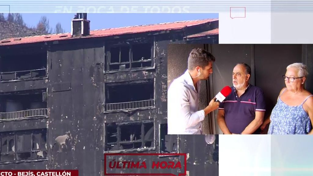 El panorama desolador de dos vecinos de Bejís al regresar a su casa: “Vimos que esto no era un simple incendio”