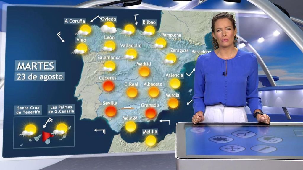 Las temperaturas se van a disparar hasta 8 grados el martes