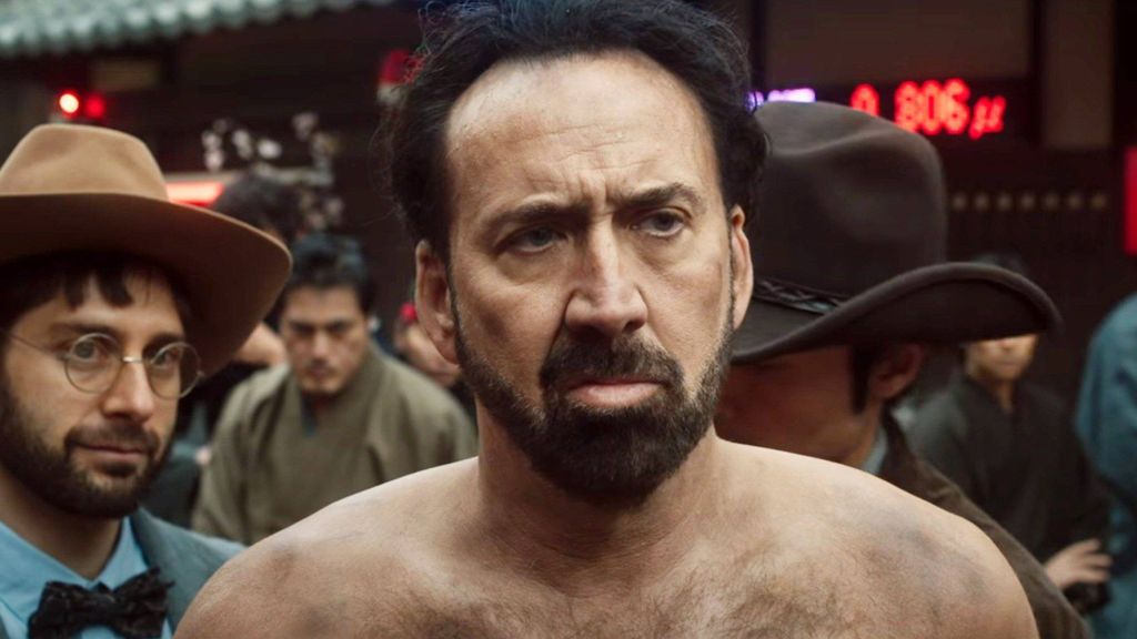Nicolas Cage en la película "Prisioners of the Ghostland"