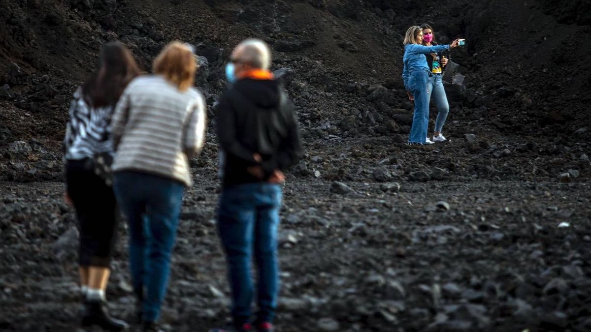 selfie en La Palma selfie en La Palma