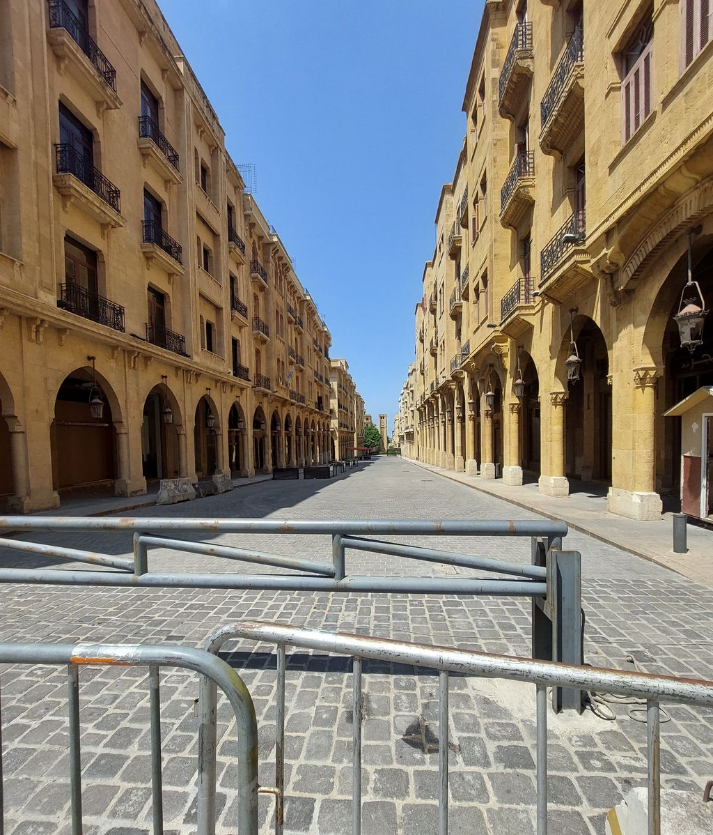 Centro "fantasma" de Beirut