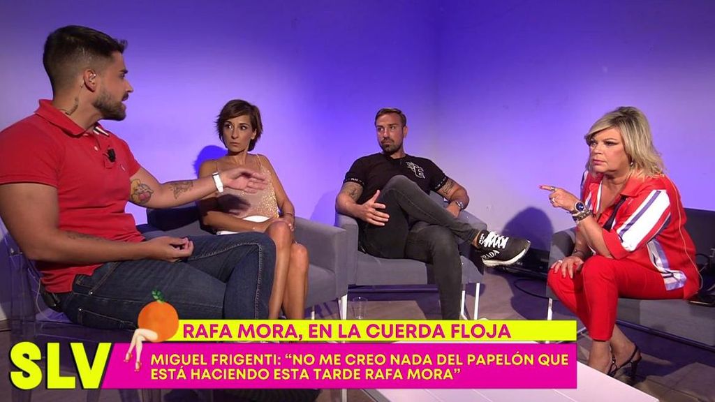 Miguel Frigenti acusa a los colaboradores de 'Sálvame' de "blanquear la imagen" de Rafa Mora: "He quedado como el malo"