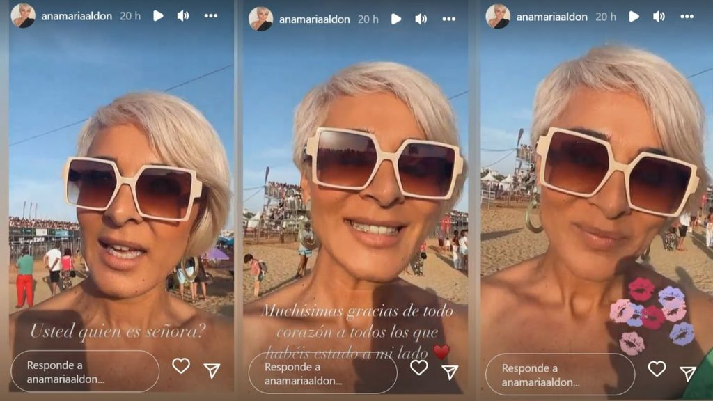 Ana María Aldón reaparece en sus redes sociales