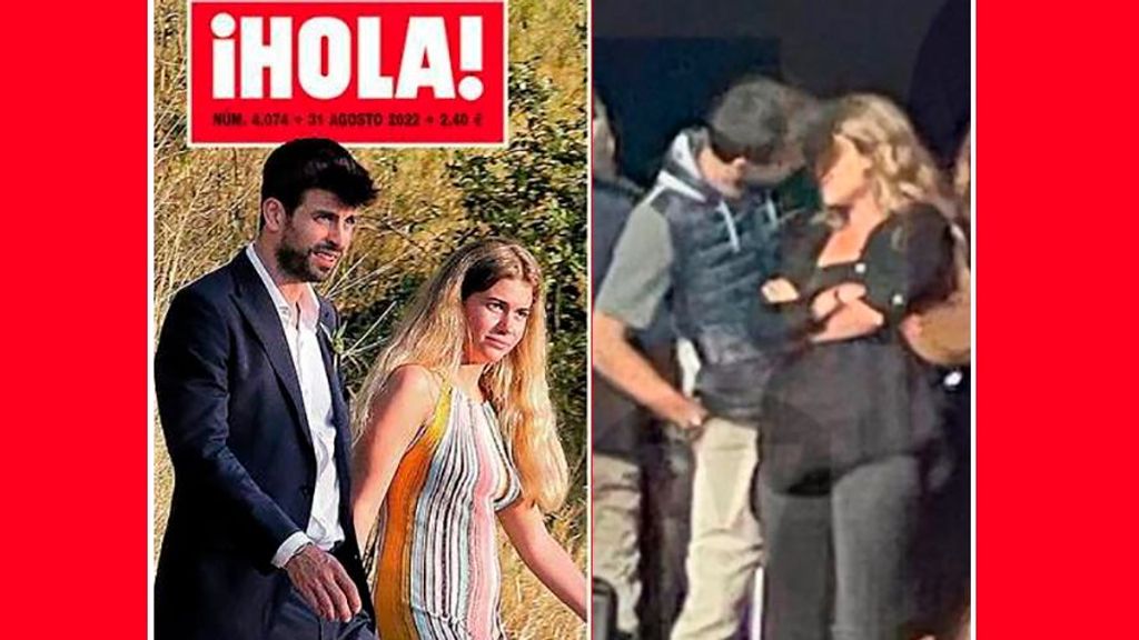 Gerard Piqué y su novia Clara Chía, en la portada de Hola y concierto de Dani Martín