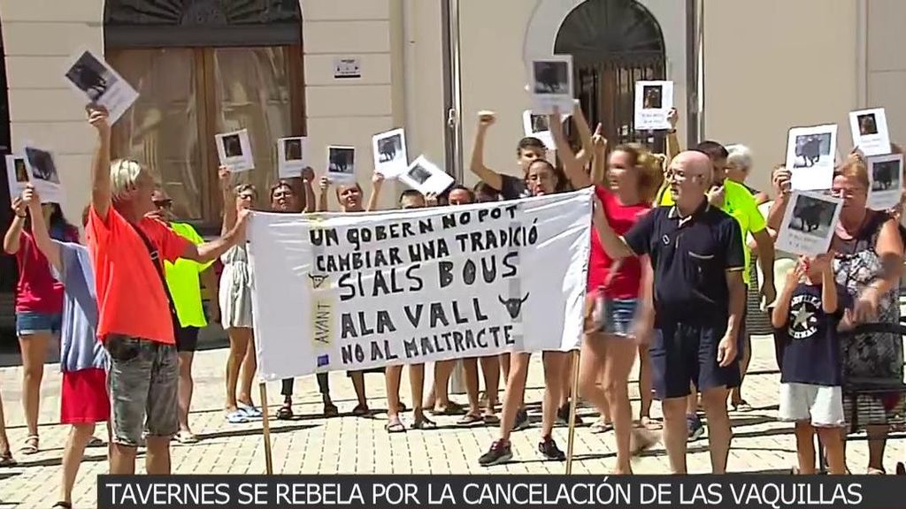 Polémica en Tavernes por la eliminación de las vaquillas: medio pueblo se rebela contra el ayuntamiento