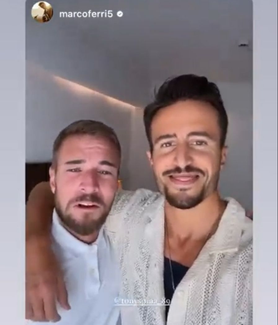 Marco Ferri presume de amistad con Tony Spina
