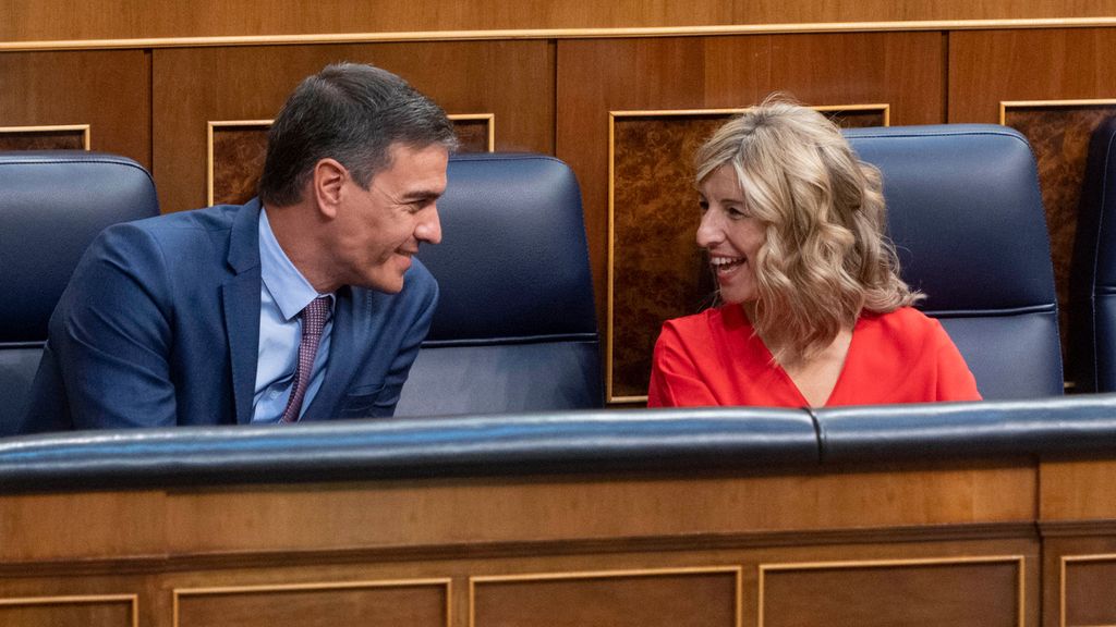 Pedro Sánchez y Yolanda Díaz