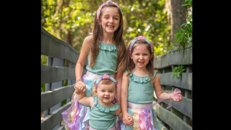 Sophia, Giuliana y Mia, tres hermanas que cumplen años el mismo día Sophia, Giuliana y Mia, tres hermanas que cumplen años el mismo día