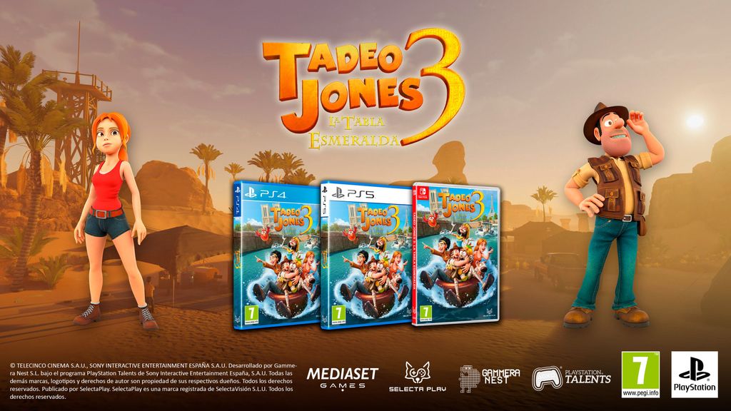 Videojuego 'Tadeo Jones 3. La Tabla Esmeralda'