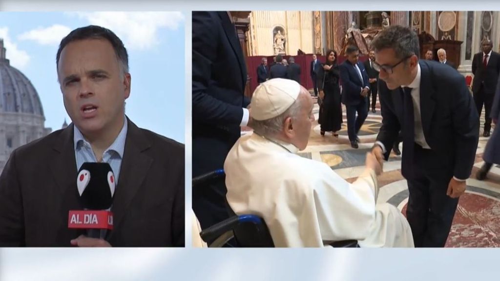Félix Bolaños, tras ver al papa Francisco, dice que estarán "encantados" de debatir con Alberto Núñez Feijóo