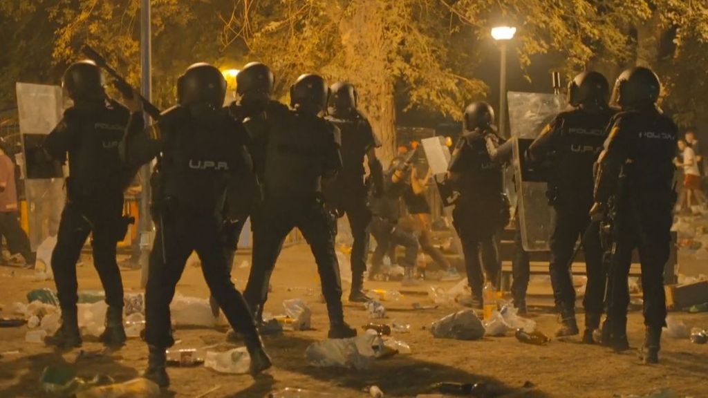Noche de disturbios en Alcalá de Henares