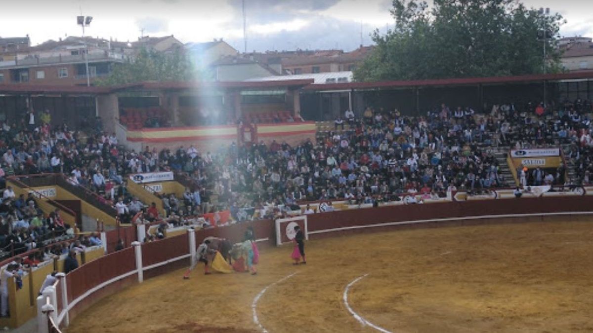 Plaza de toros de Cuéllar, en Segovia