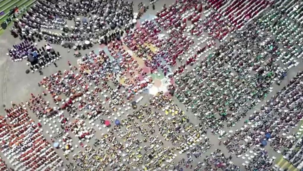 El concierto más grande del mundo reúne a 16.000 músicos por la paz en Colombia