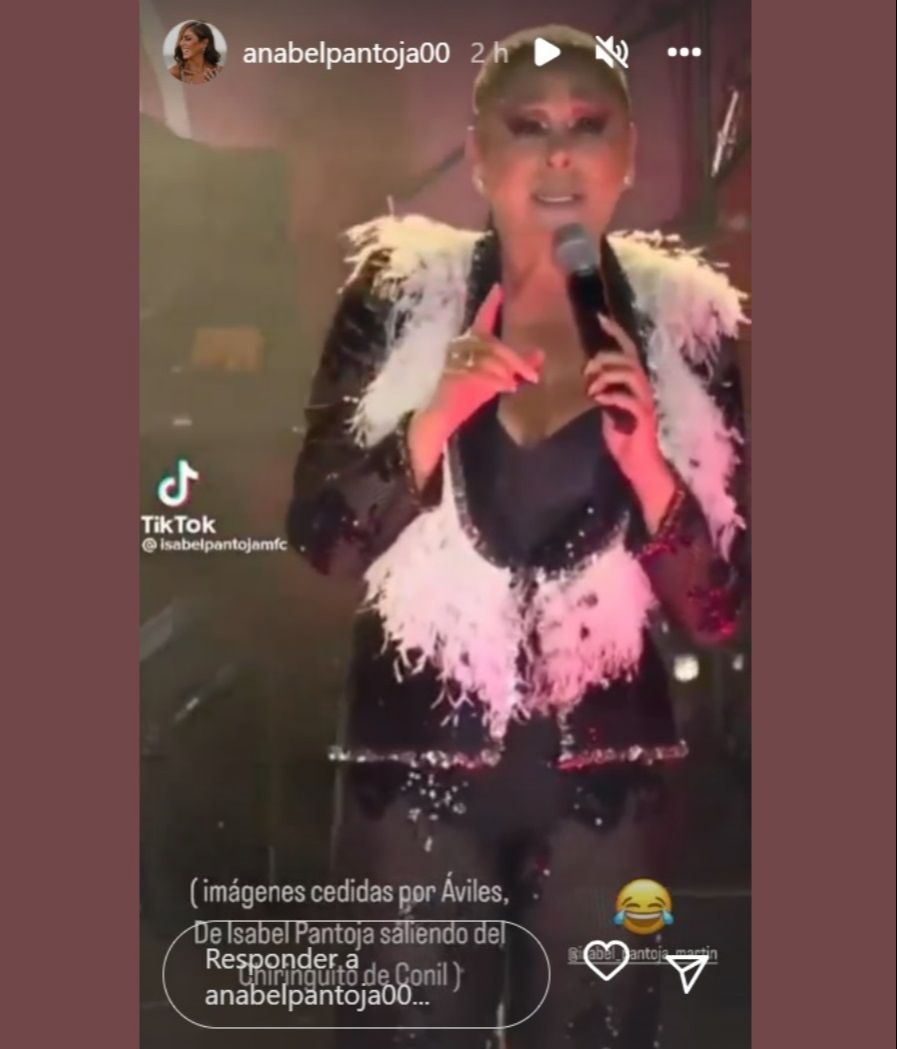 Anabel Pantoja se toma con humor la filtración de las imágenes falsas de su tía