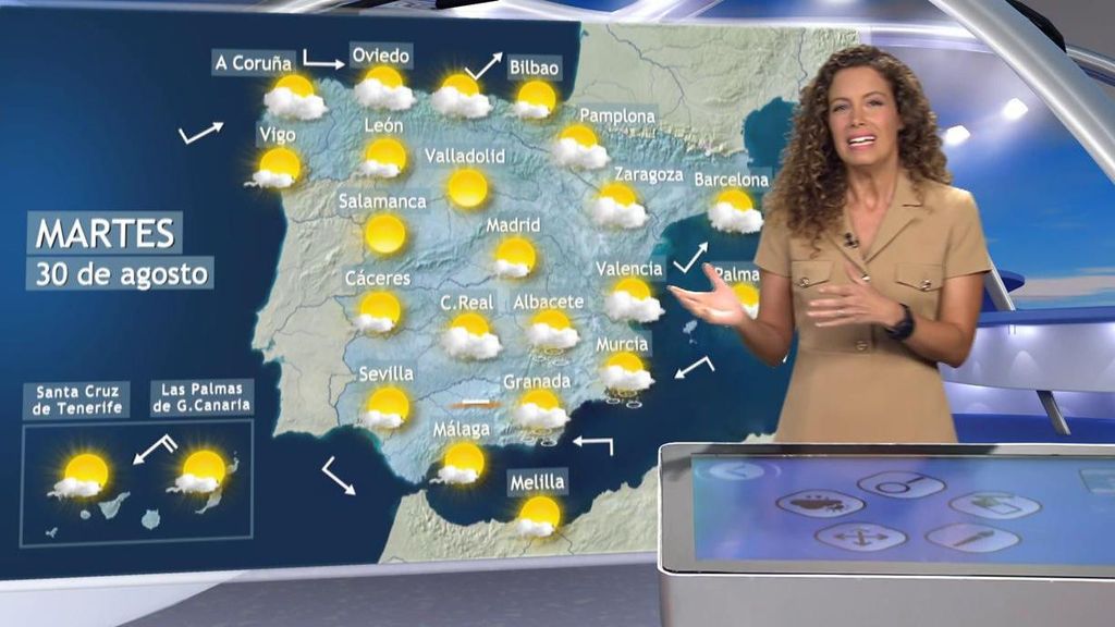 El calor, la calima y la lluvia se apoderan del Mediterráneo: el tiempo para el martes en España