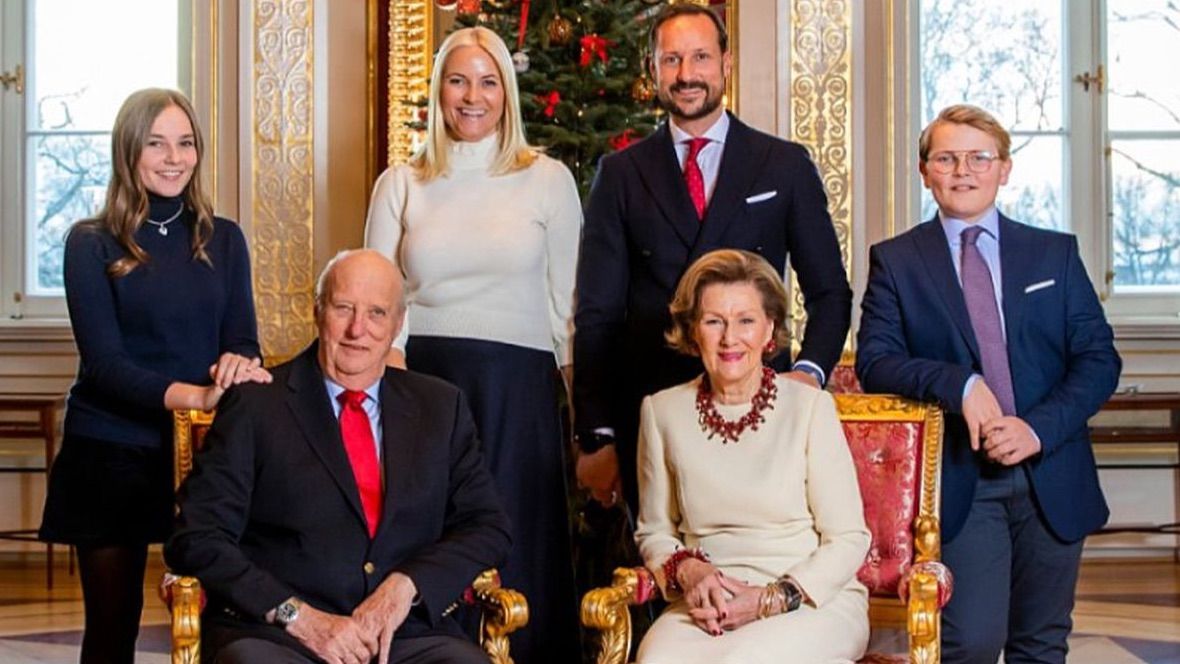 El matrimonio tuvo dos hijos; Marta Luisa y Haakon.