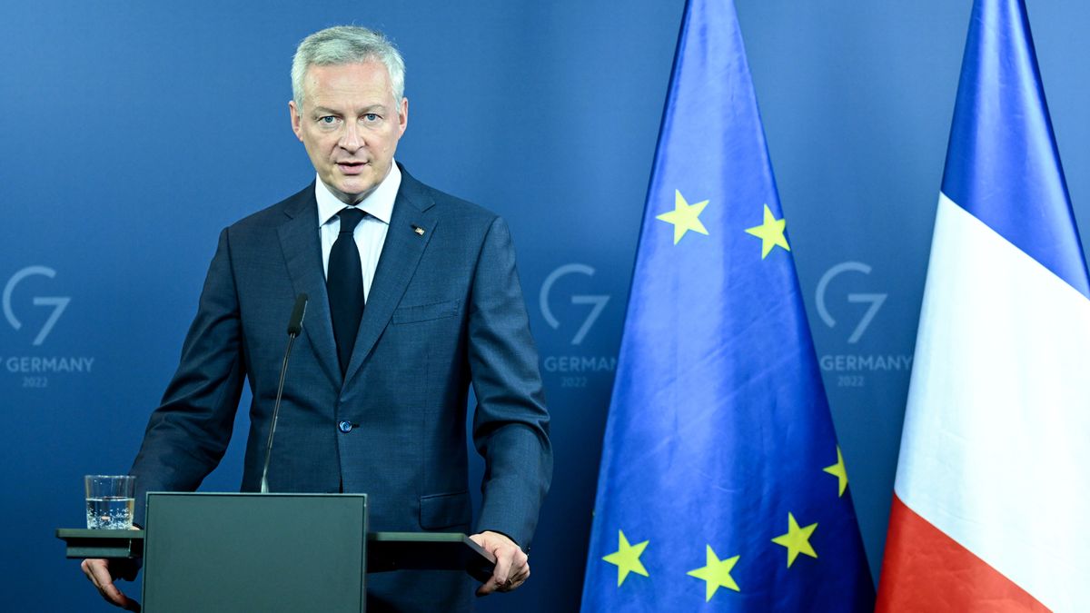 EuropaPress 4652143 25 july 2022 berlin french finance minister bruno le maire speaks at press EuropaPress 4652143 25 july 2022 berlin french finance minister bruno le maire speaks at press