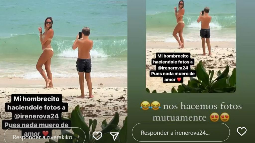 Kiko Rivera muestra la buena relación que existe entre su hijo mayor y su esposa