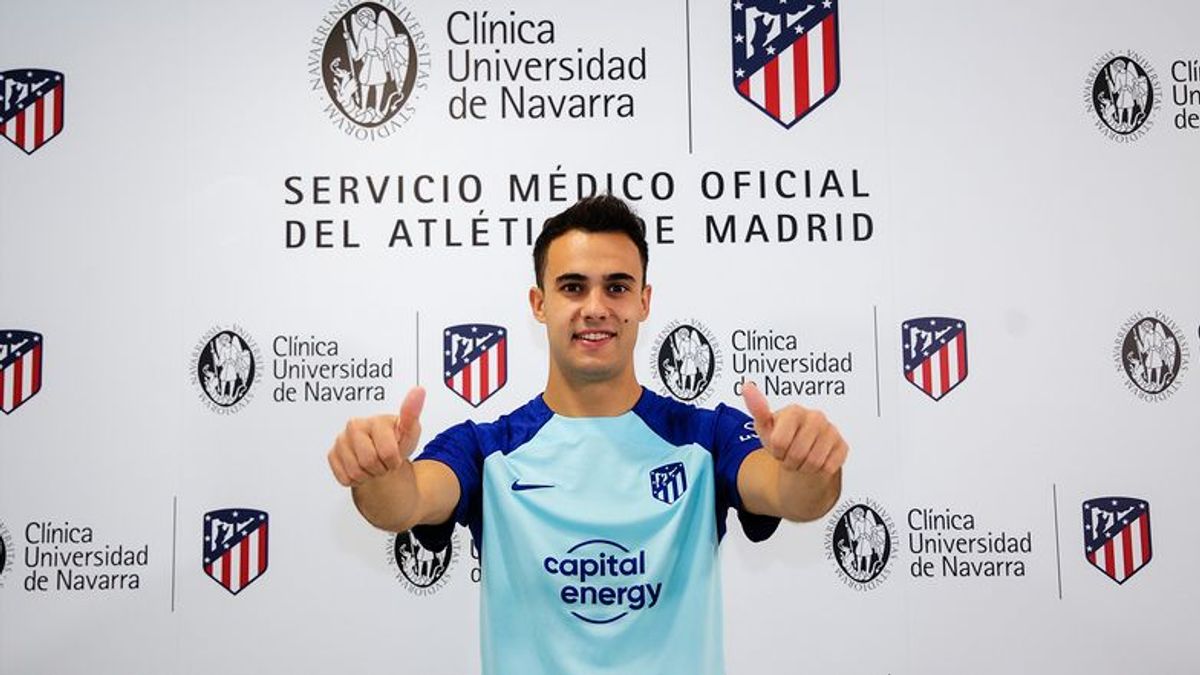 Sergio Reguilón con el Atlético de Madrid Sergio Reguilón con el Atlético de Madrid