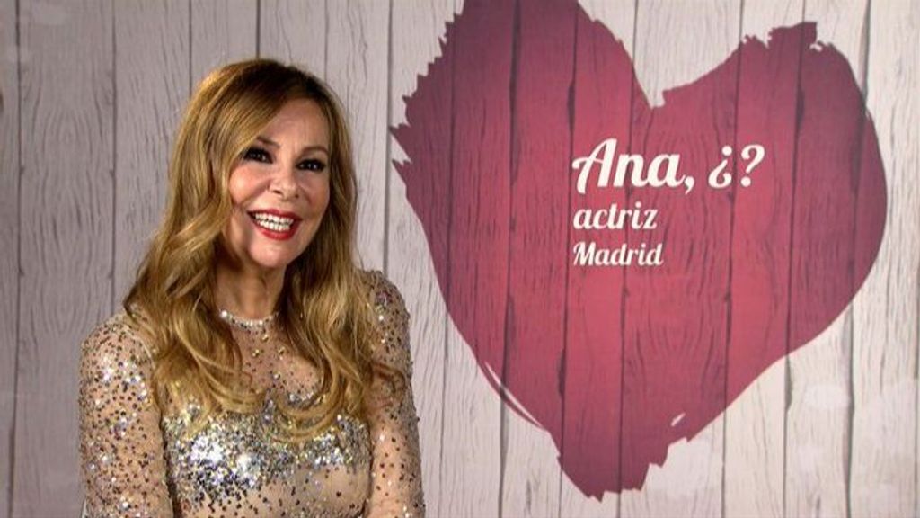 Ana Obregón durante su paso por 'First Dates'