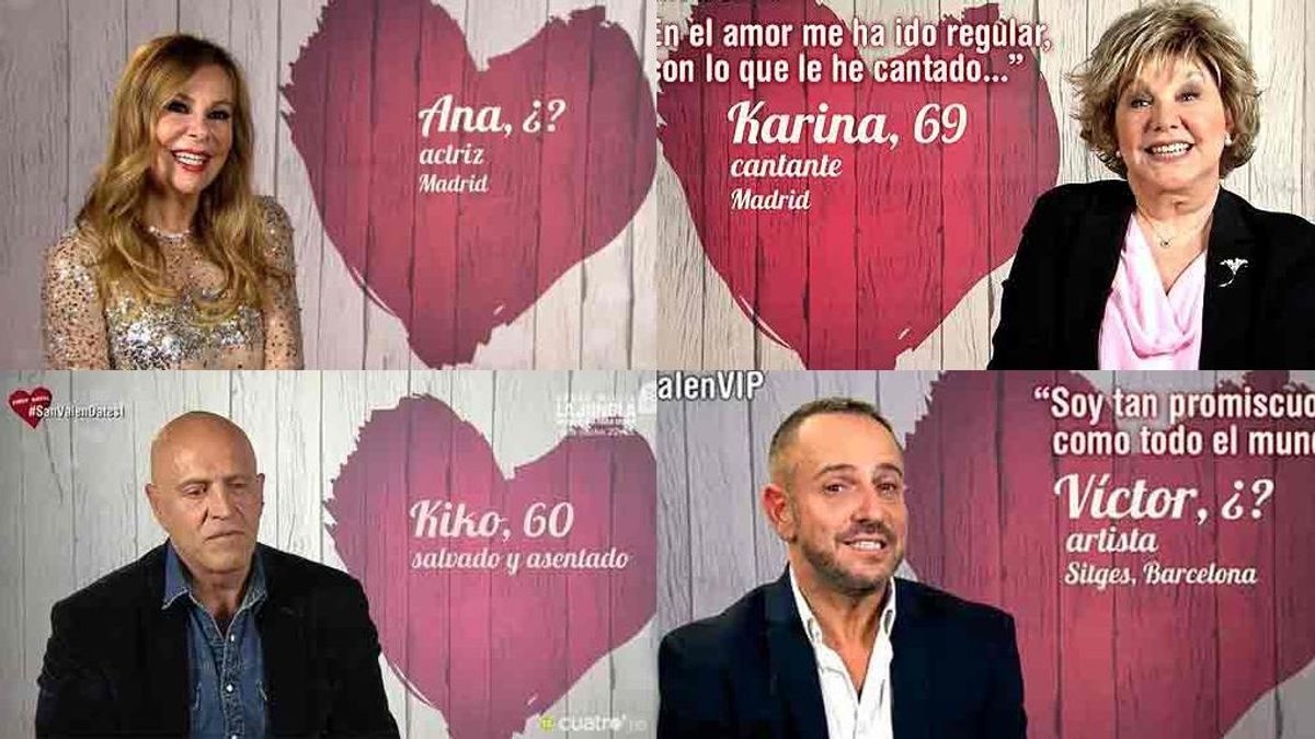 Ana Obregón, Yurena, Karina, Makoke… Los famosos también buscan el amor en ‘First Dates’