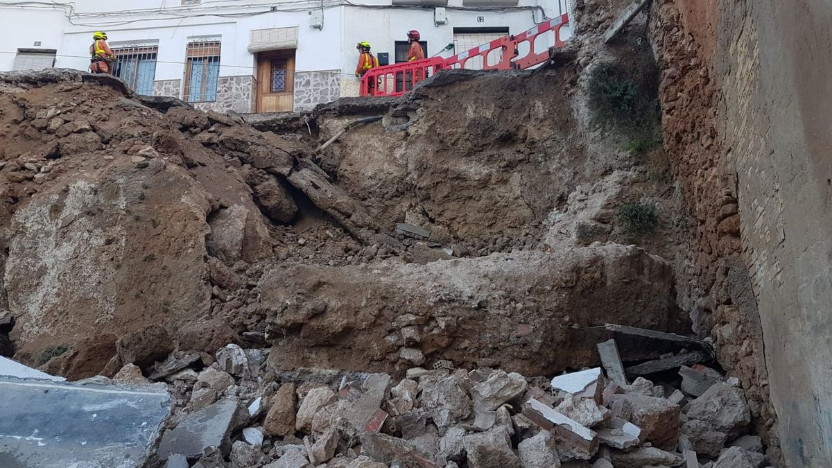 Buñol desprendimiento tierra Buñol desprendimiento tierra