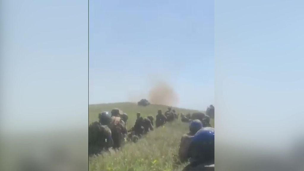 Dura ofensiva ucraniana en la zona de Jarsón ocupada por las tropas rusas