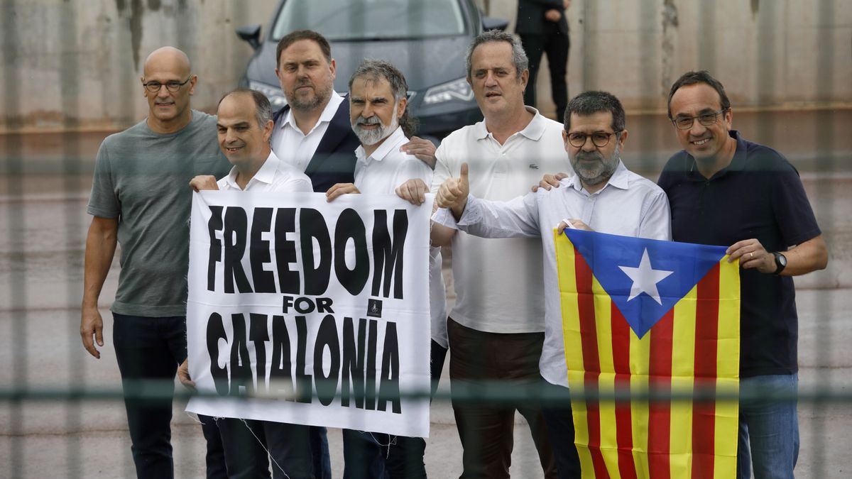 Los líderes del procés tras su indulto Los líderes del procés tras su indulto