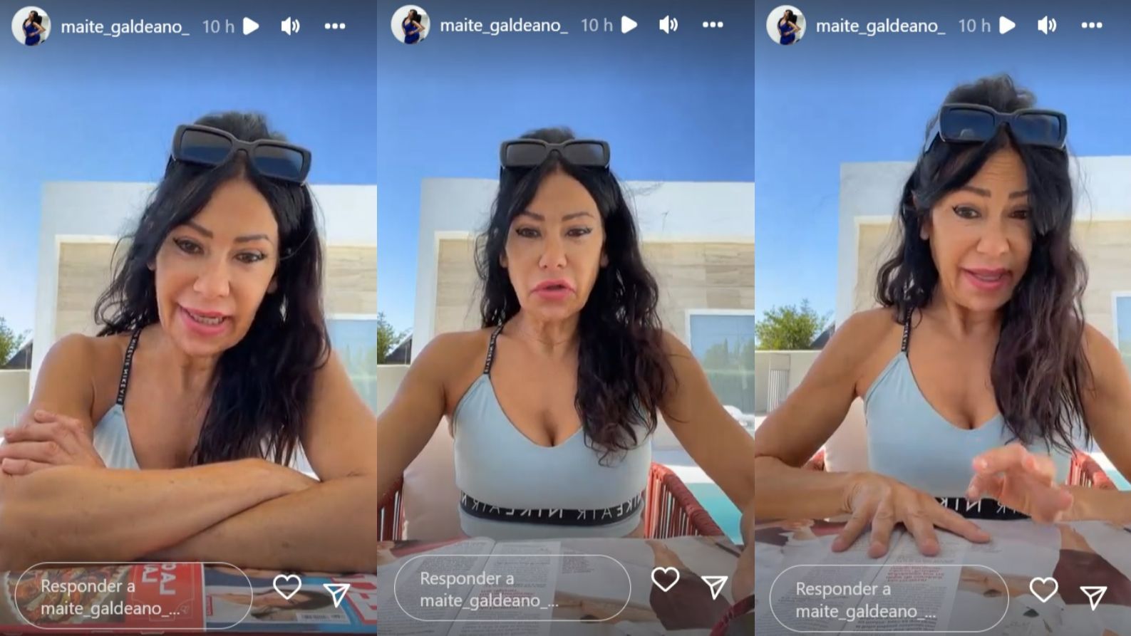 Maite Galdeano le manda un mensaje a todos los que le criticaban sin conocer su verdadero estado de salud