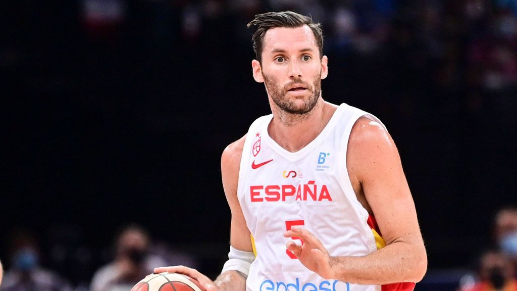 Rudy Fernández con la selección española