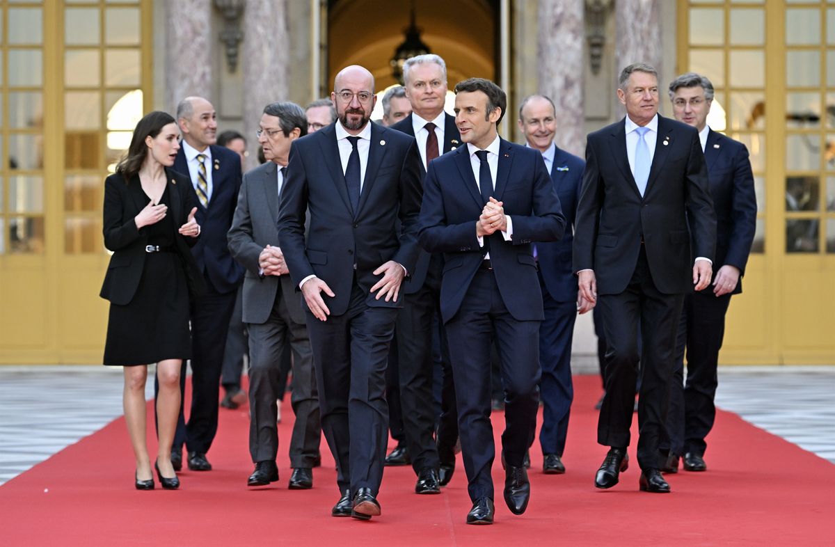 Archivo - Cumbre de la Unión Europea en Versalles, Francia.