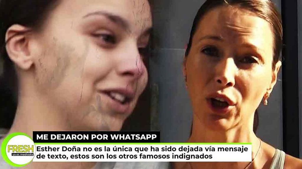 Esther Doña y otros solteros a los que dejaron por Whatsapp