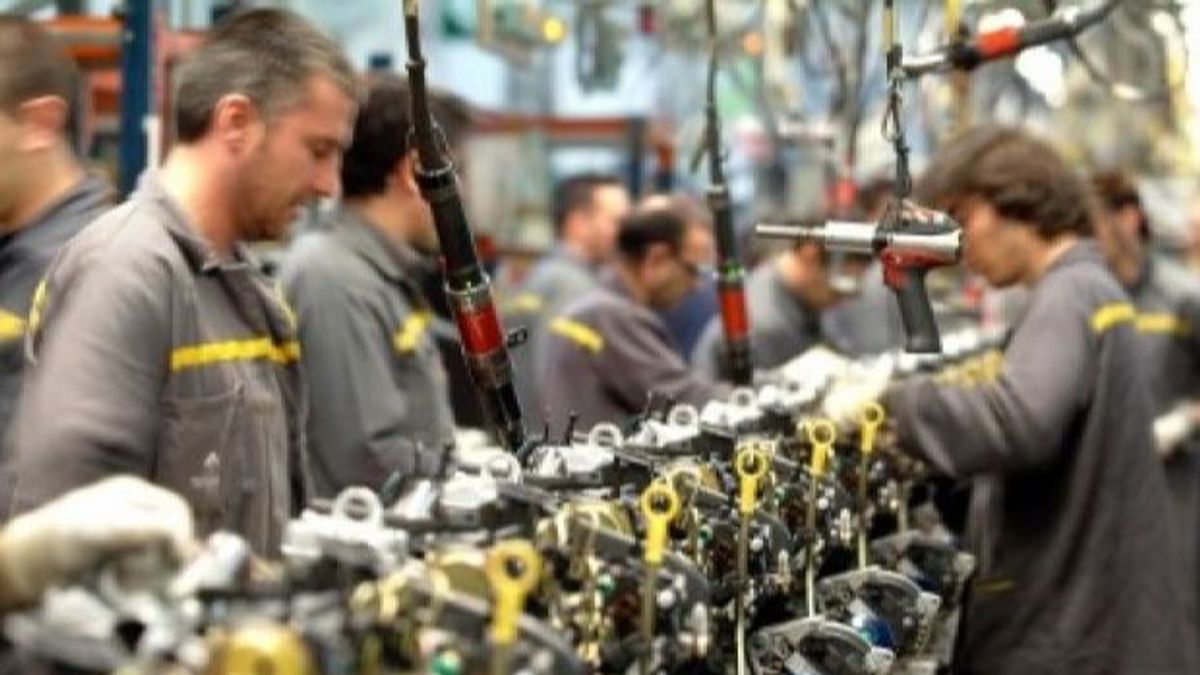 Fabricación de motores en la fábrica de Renault Valladolid