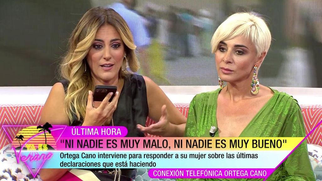 Ana María Aldón y Ortega Cano hablan de sus problemas familiares