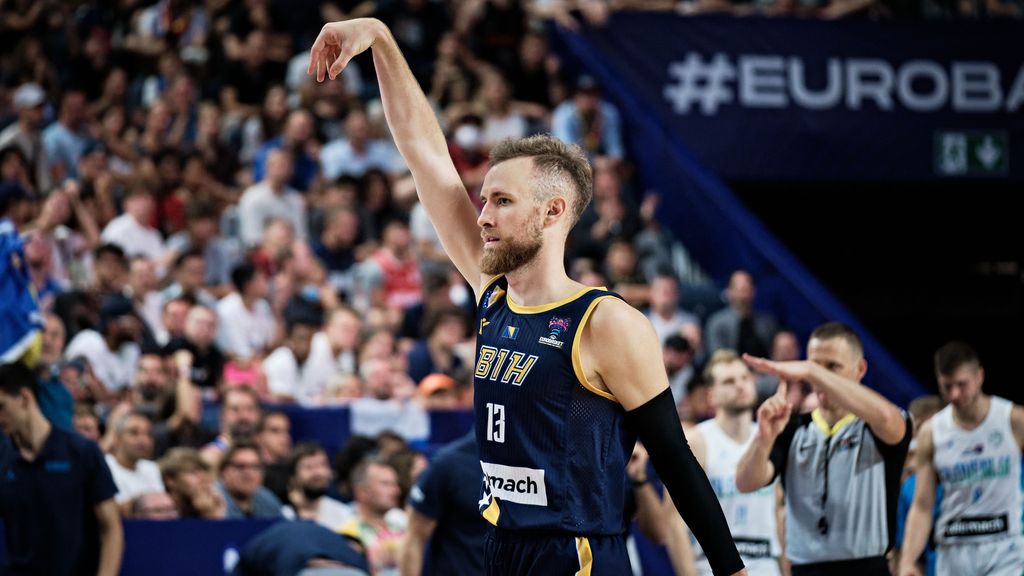 Eurobasket 2022, Slovenia vs Bosnia Hertzegovina Hendrik Osula 50